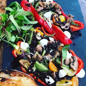 Puy Lentil Stuffed Peppers