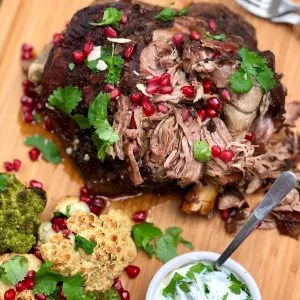 Pulled Persian Lamb with Pomegranate Molasses