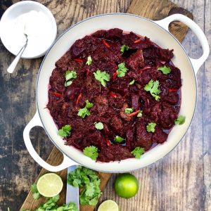 Beetroot & Beef Curry