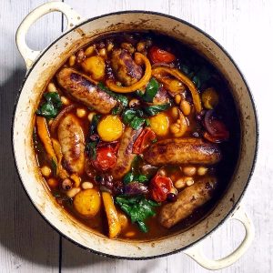 Sausage and Bean one Pot