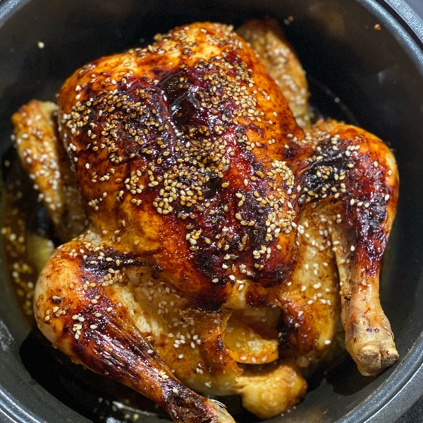 Sesame & Honey Pot Roast Chicken